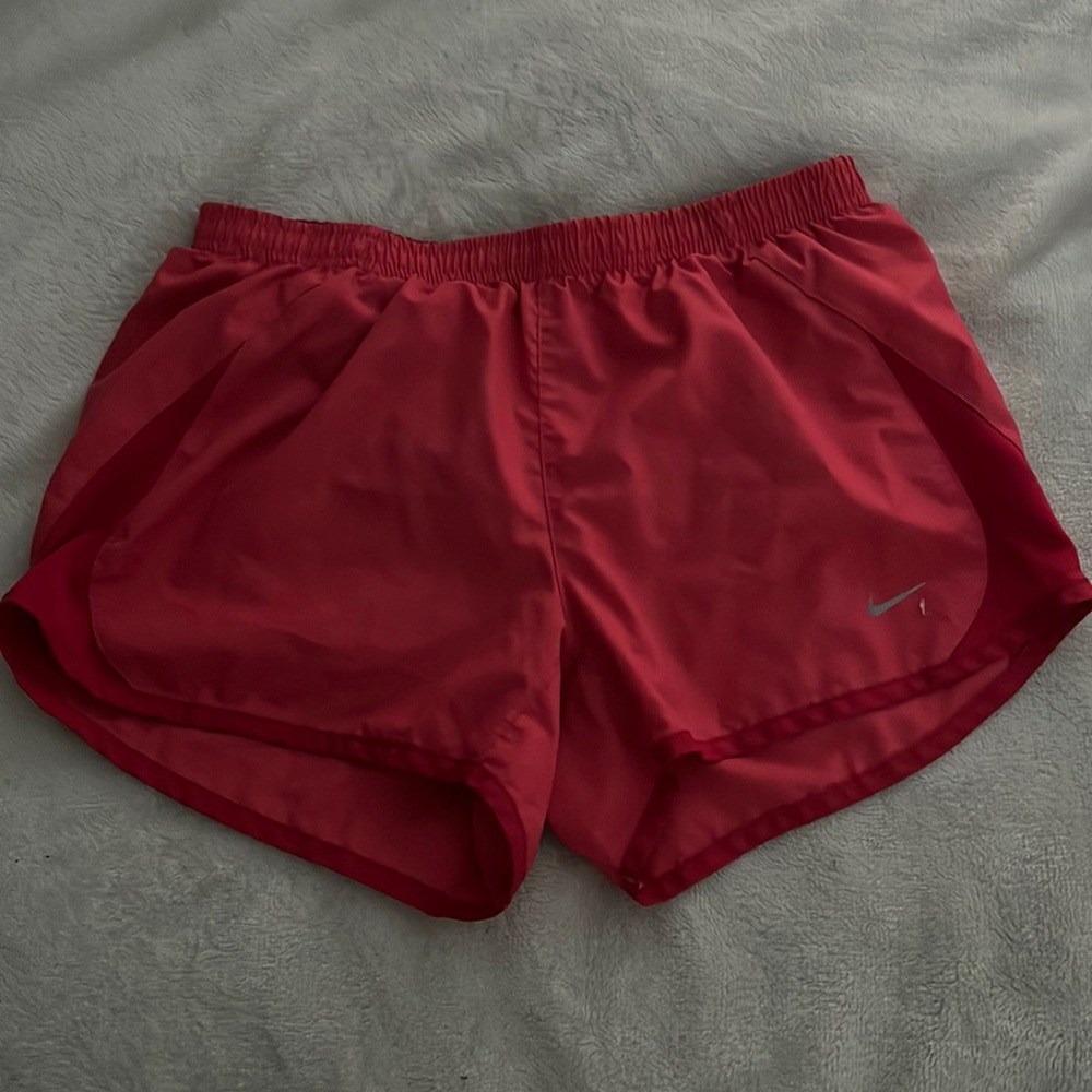 Nike pink shorts !!